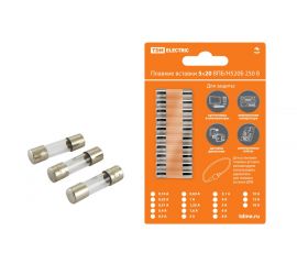 07.38.02 Плавкие вставки 5х20 ВПТ6/H520Т (замедленное срабатывание)