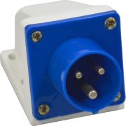 KEAZ Вилка для монтажа на поверхность 513-16А-6h-220AC-2P+PE-IP44