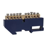 KEAZ Шина нулевая с изолятором OptiKit BB-D-N-DIN-10-6х9-синий