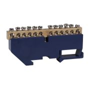 KEAZ Шина нулевая с изолятором OptiKit BB-D-N-DIN-12-6х9-синий