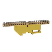 KEAZ Шина нулевая с изолятором OptiKit BB-D-PE-DIN-22-6х9-желтый