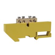 KEAZ Шина нулевая с изолятором OptiKit BB-D-PE-DIN-4-6х9-желтый