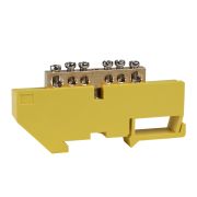 KEAZ Шина нулевая с изолятором OptiKit BB-D-PE-DIN-6-6х9-желтый