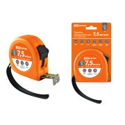 Рулетка, длина 7.5 м, стальная лента, ширина 25 мм, пластиковый корпус, «Гранит» TDM
