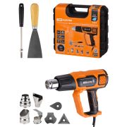 Технический фен ТФ-02, 2000 Вт, 9 предм., ЖК-экр., 2 реж., плавн. рег., 50-600 C, кейс, «Алмаз» TDM