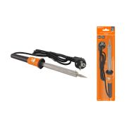 Паяльник ПЭК-84, 84 Вт, 230В, керам. ТЭН, долговечное жало с заземл., прорезин. ручка, «Алмаз» TDM