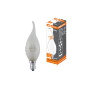 Лампа накаливания «Свеча на ветру» матовая 40 Вт-230 В-Е14 TDM