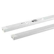 Алюминиевый профиль накладной 1506 (2 м), матовый рассеиватель, 2 заглушки, 4 крепежа TDM