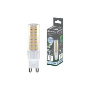 Лампа светодиодная G9-7 Вт-230 В-4000 К, SMD, 17,5x65,5 мм TDM