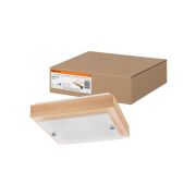 Светильник НПБ 02-2х40-111 УХЛ4 «Киото-1» сосна 2х40 Вт IP20 (270х270х75) TDM