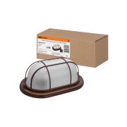 Светильник НПБ1202 венге овал с реш. 100Вт IP54 TDM