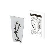 Стекло матовое с зеркальным рисунком «Сакура» (комплект 4 шт.) для светильников НБУ, НТУ, НСУ четырехгранник TDM