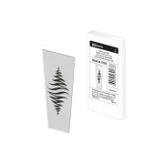 Стекло матовое «Вихрь» (комплект 6 шт.) для светильников 6060 шестигранник (металл) TDM