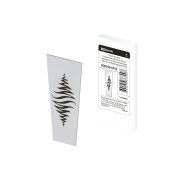 Стекло матовое с зеркальным рисунком «Вихрь» (комплект 6 шт.) для светильников НБУ, НТУ, НСУ шестигранник TDM