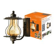 Светильник садово-парковый «Рим» 60 Вт, вверх, алюм., янтарное/кофейный, Е27, TDM