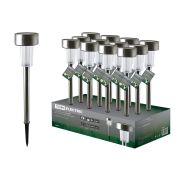 Светильник СС-325 на солнечных батареях, сталь, 4,6х32 см, ДБ, TDM