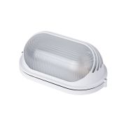 Светильник НПБ1207 белый/овал ресничка 100Вт IP54 TDM