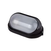 Светильник НПБ1207 черный/овал ресничка 100Вт IP54 TDM