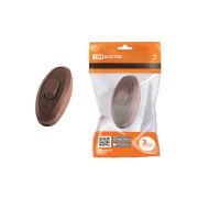 Выключатель на шнур 6А 250В ЭКО бук/венге TDM