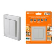 Радиовыключатель настенный РВ2 (2 клавишный) для  беспроводного управления нагрузкой  «Уютный дом» TDM