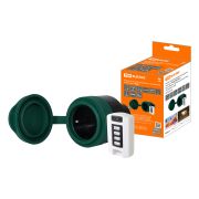 Комплект для беспроводного управления нагрузкой  «Сад» ПУ6-Р3К.1 (Пульт-брелок + 1 приемник-розетка (IP44)) «Уютный дом» TDM