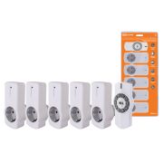 Комплект для беспроводного управления розетками ПУ4-Р1.5 (5 приемников) «Уютный дом» TDM