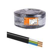 Кабель ВВГ-П нг(А)-LSLTx 3х2,5 ок(N, PE)-0,66 ГОСТ (100м) TDM