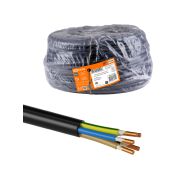 Кабель ВВГнг(А)-FRLSLTx 5х2,5 ок(N, PE)-0,66 ГОСТ (100м) TDM