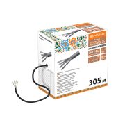 Кабель витая пара народный F/UTP Cat 5e 4х2х24AWG (305м) PE, чёрный