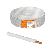 Провод ПуВнг(А)-LS 1х4,0 ГОСТ (100м), белый TDM