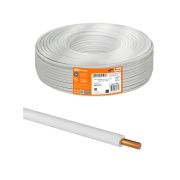 Провод ПуВнг(А)-LS 1х10,0 ГОСТ (100м), белый TDM