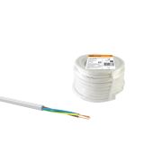 Провод ПВС 3х0,75 ГОСТ (5м), белый TDM