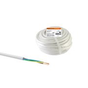 Провод ПВС 3х0,75 ГОСТ (20м), белый TDM