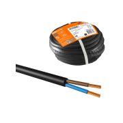 Провод ПВС 2х4 ГОСТ (20м), черный TDM