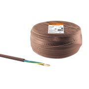 Провод ПВС 3х2,5 ГОСТ (20м), коричневый «ЭКО» TDM