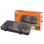 Электроплитка двухконф. ЭПД2 230 В, 2х1 кВт, диск, коричневая, TDM