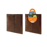 Решетка разъемная с москитной сеткой, 250х250 «ЭКО» (коричн.)TDM