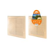 Решетка разъемная с москитной сеткой, 208х208 «ЭКО» (беж.) TDM