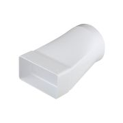 Соединитель со смещением плоск. воздух. с кругл. 60х120/D100, TDM