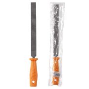 Рашпиль плоский длина 200 мм, пластиковая рукоятка «Рубин» TDM