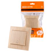 Кнопка звонковая 6А сосна «Лама» TDM