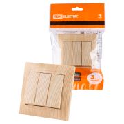 Выключатель 3-х кл. 10А сосна «Лама» TDM