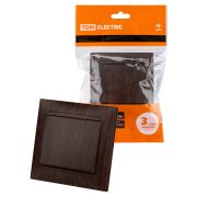 Выключатель 1 кл. 10А венге «Лама» TDM