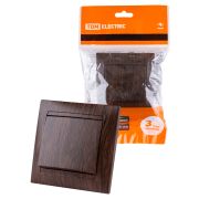 Перекрестный выключатель 1-кл. 10А венге «Лама» TDM