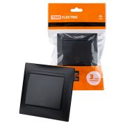 Кнопка звонковая 6А графит «Лама» TDM