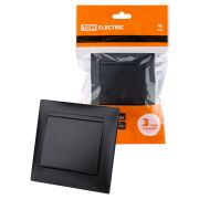 Выключатель на 2 направления 1 кл. 10А графит «Лама» TDM