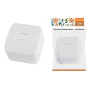 Розетка компьютерная (RJ-45) открытой установки IP20, белая «Дача» Народная