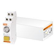 Выключатель кнопочный с индикацией ВКИ-47 желтый (LED) 2НО;1НЗ AC/DC TDM