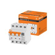 АВДТ 63 4P(3Р+N) C16 100мА 6кА тип А - Автоматический Выключатель Дифференциального тока TDM