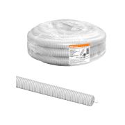 Труба гофрированная ПВХ d 25 с зондом (25 м) легкая TDM